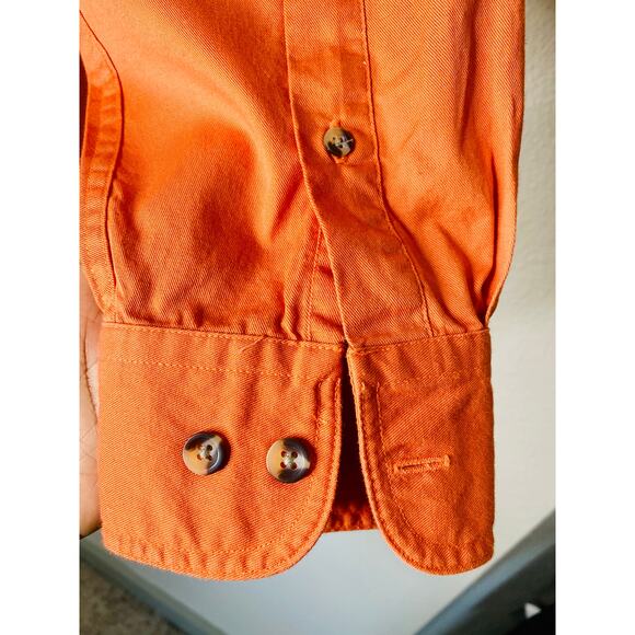 Edwards Chino OSU  "College of Business" Orange Dress Shirt - Picture 5 of 6